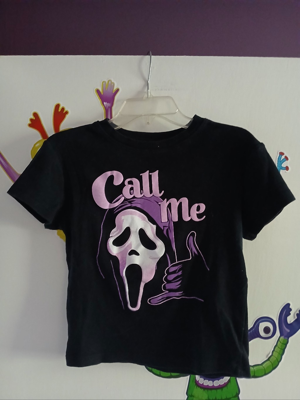 Babydoll Crop Top Scream Call Me